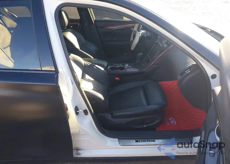 2018 Infiniti Q50 3.0T Red Sport 400 z USA, uszkodzony, nr VIN JN1FV7AR5JM700157